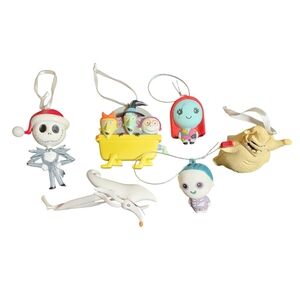 Hallmark Disney‎ Burton's The Nightmare Before Christmas 6pc. Ornament Set 2"-3"